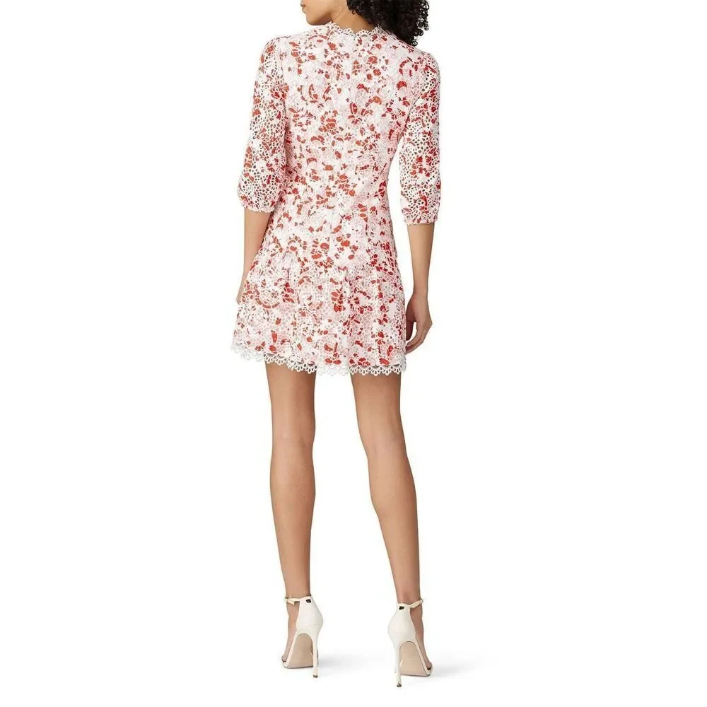 La Maison Talulah Dance & Romance Lacey Eyelet Mini Dress Cottagecore. Sz M